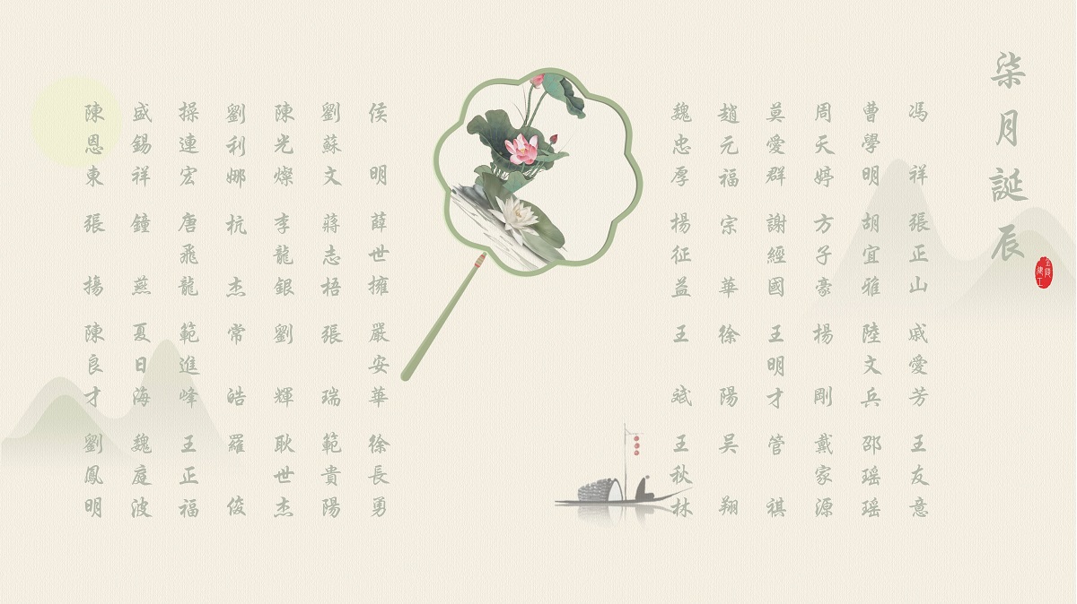 【生日祝?！抗ё?月生日的員工生日快樂！